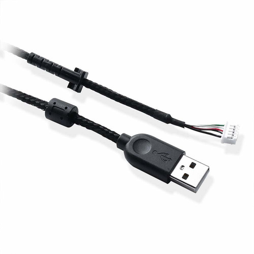 Cable De Ratón Usb Para Ratones Y 1 Juego De Pies De Ratón C