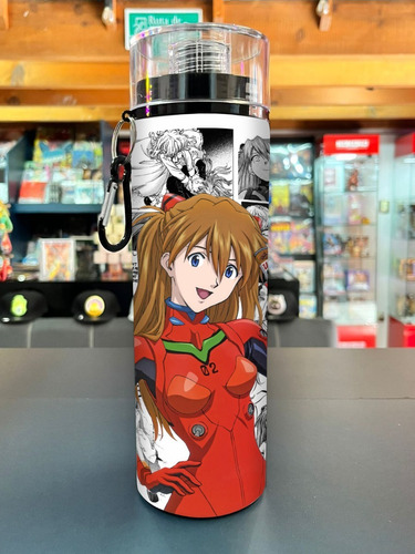 Botella Deportiva De Asuka Langley Evangelion 750 Ml