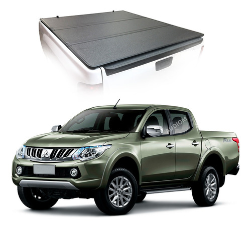 Tapa Para Batea Tri-fold Rígida De 3 Piezas Mitsubishi L200