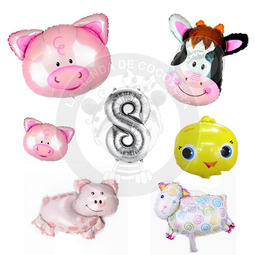  Globos Animales La Granja Zenon  Ver Detalles En Publicac C