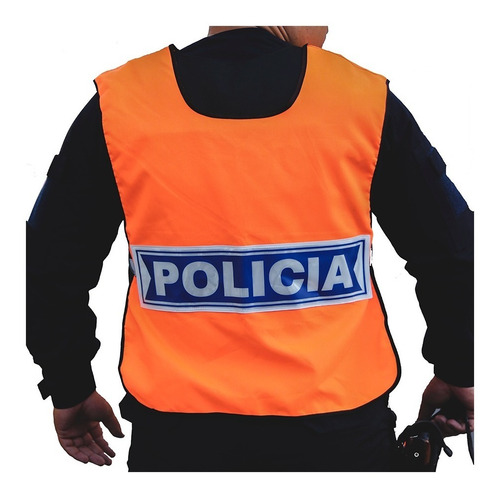 Imagen 1 de 1 de Chaleco Naranja Policial Envío Gratis