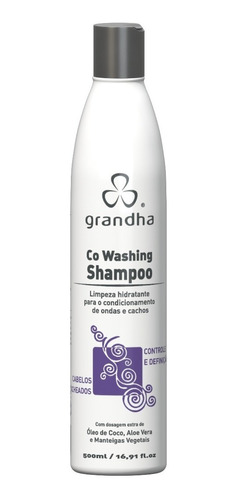 Grandha Co Washing Curl Wave Shampoo Cabelos Cacheados 500ml
