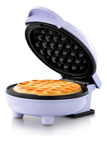 Gofrera Personal Lavanda Antiadherente 10 Cm Ideal Desayuno