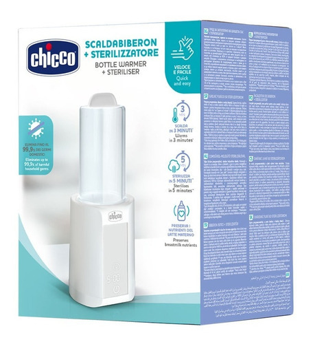 Esterilizador Y Calentador De Biberones Digital Chicco