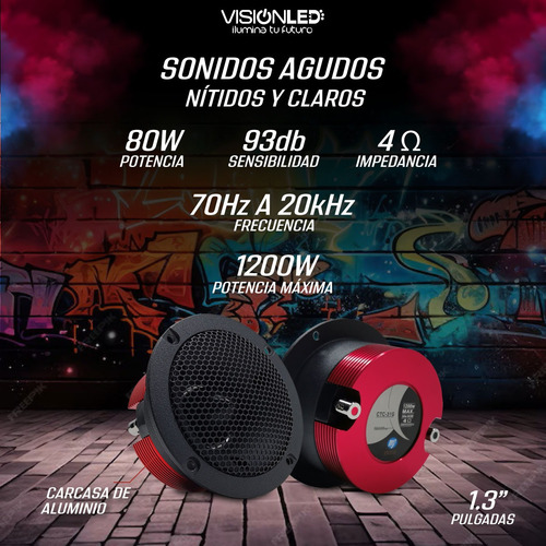 Tweeter 1200w 9.5cm