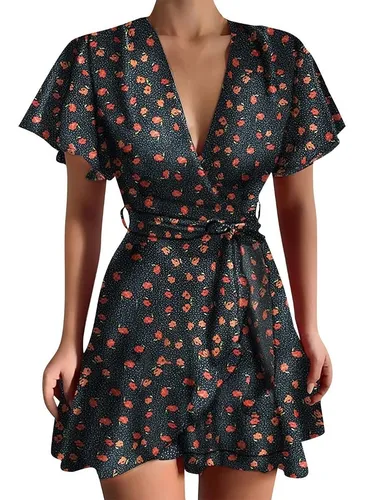 Vestidos Floreados Cortos Casuales Juveniles MercadoLibre