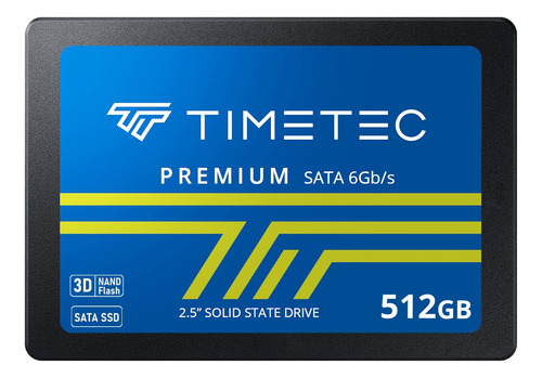 Timetec 512gb Ssd 3d Nand Qlc Sata Iii 6gb/s 2.5 Pulgadas 7m