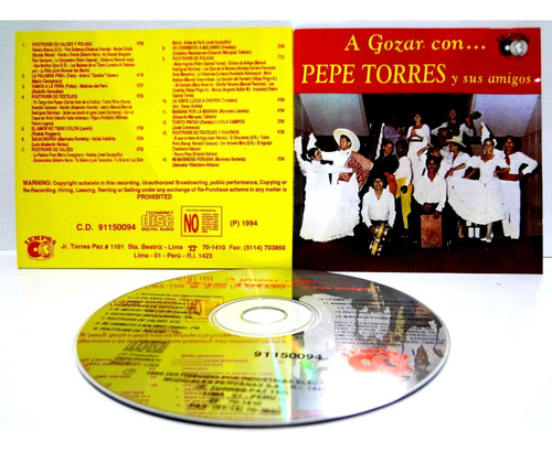 A Gozar Con Pepe Torres Y Sus Amigos (1994) - Perú (9 De 10)