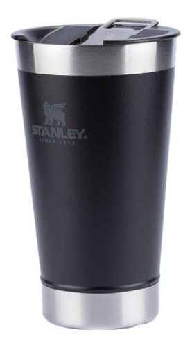 Copo Térmico Stanley Inox Cerveja Com Abridor Preto 473ml