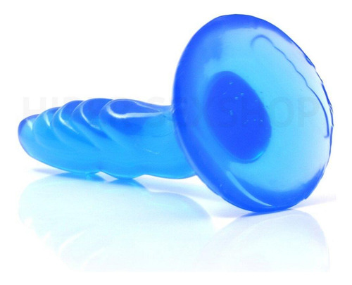 Plug Anal Finger Type Azul 11 Cm X 3 Cm - Azul
