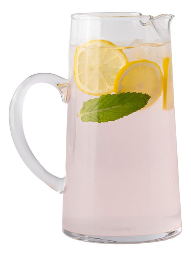Jarra De Cristal Glaver's, Con Cano, Para Bebidas Frias Y...