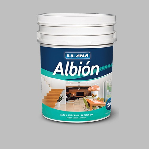 Latex Albion Satinado Interior 20 Lt Blanco