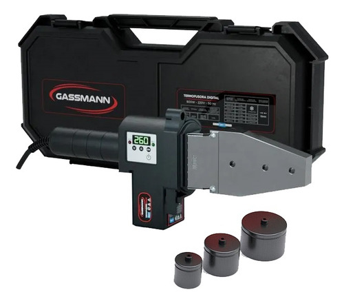 Termofusora Digital 800w Con Boquilla Fusión Agua Gas 20, 25 Y 32mm Gassmann