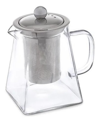 Chaleira Bule Jarra De Vidro Café Chá Mesa 550ml Vai Ao Fogo