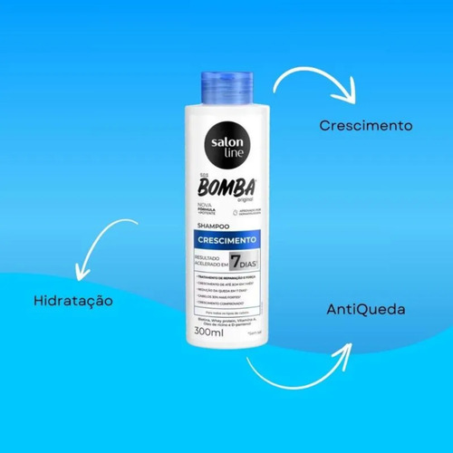 Shampoo Salon Line Sos Bomba Original 500ml