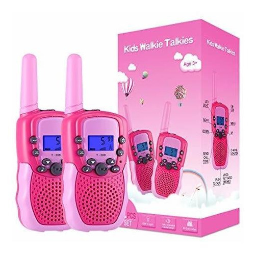 Walkie Talkies Para Niños, 22 Canales Juguete Lcd Retroilum