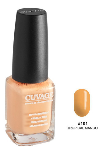 Esmaltes De Uñas Tradicional Sin Tacc Cuvage Pro Keratine Color #101 Tropical Mango