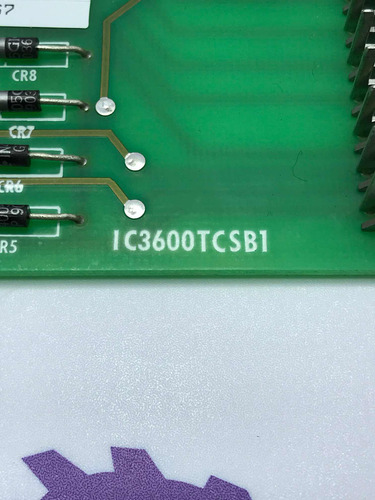 General Electric Ic3600tcsb1 Tarjeta Sensor De Corriente (Usado)
