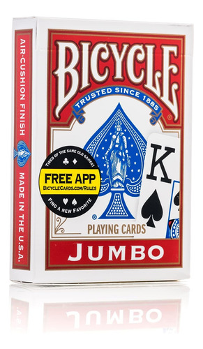 Springbok Bicycle Poker Size Jumbo Index Playing Cards (c...