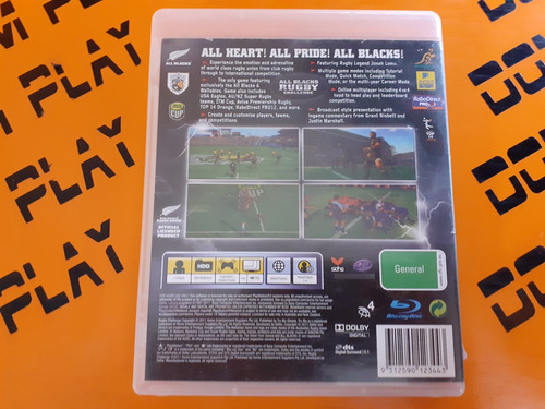 All Blacks Rugby Challenge Ps3 Físico Envíos Dom Play (Usado)