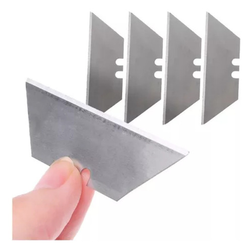 Estilete Profissional Trapezoidal 18mm 5 Lâminas Com Trava