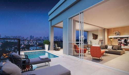 Imagem 2 de 6 de Apartamento Em Obras Com 163,68 M² Em Le Jardin, No Indianópolis, São Paulo | Sp - Apo344991v