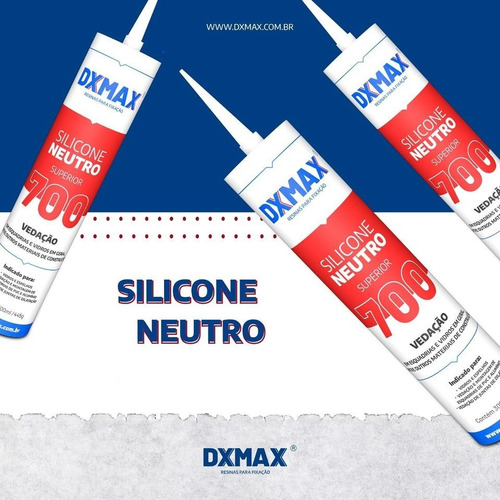 Imagem 6 de 6 de Silicone Neutro Dx700 - 280ml/420g - 24uni
