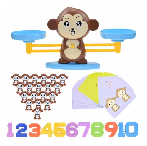 Jogo matemático educativo brinquedo robô equilibrista mini