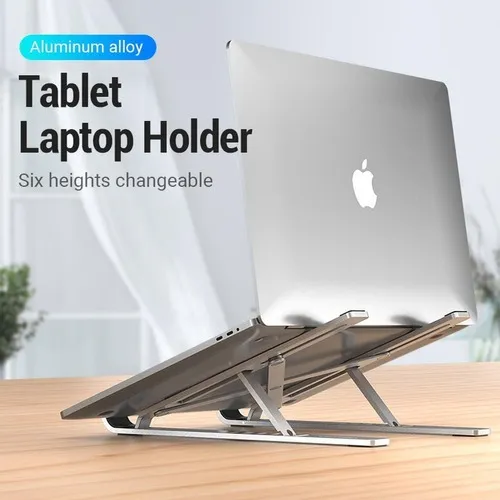 Soporte Para Notebook Plegable Y Compacto Aluminio