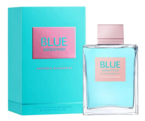 Blue Seduction Eau De Toilette Para Mujeres, 6.7 Onzas