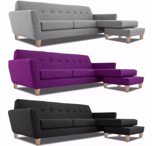 Sillon Sillones Esquinero Retro Escandinavo Envio Gratis 