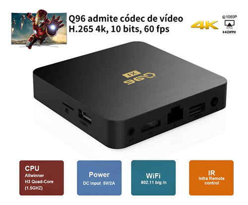 Tv Box Android 4k Ultra Hd Streaming Incluye Mag Tv
