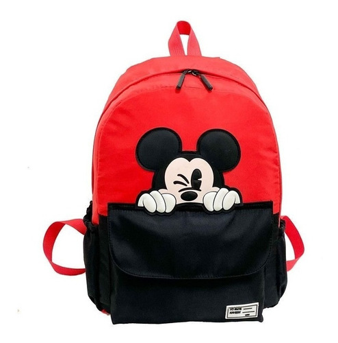 Mochila Bolsa Escuelar Viajar Impermeable Micky Para Nino