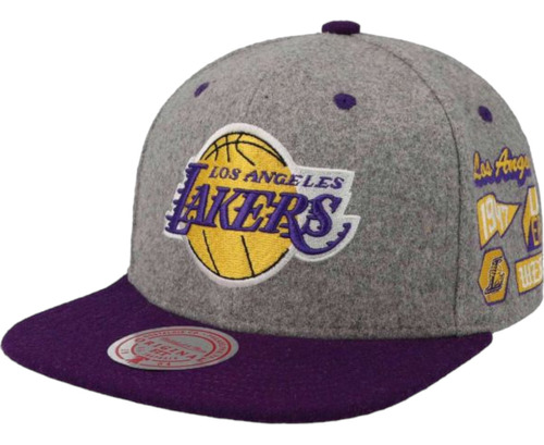 Gorra Mitchell & Ness Los Angeles Lakers Winter White