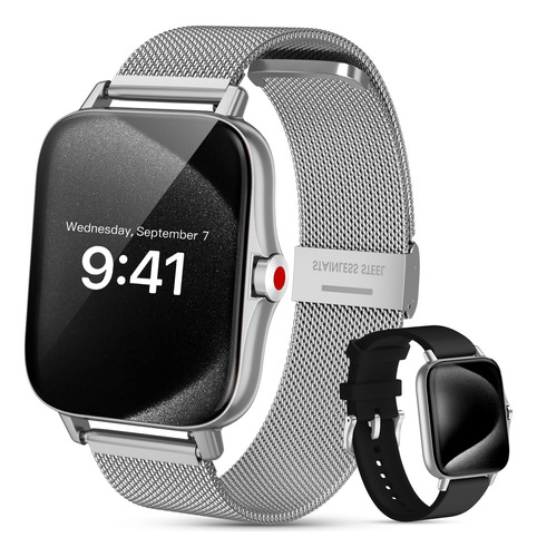 Reloj Inteligente Deportivo Bluetooth, Smartwatch Para Mujer