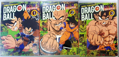 Dragon Ball Color- Saga Saiyajin-tomo 1 Al 3  Completa Ivrea