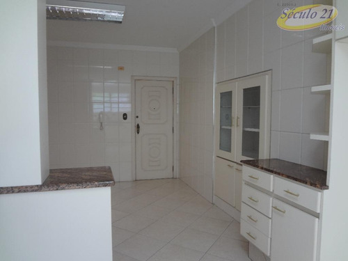 Apartamento Com 3 Dormitórios Para Alugar, 155 M² Por R$ 4.000,00/mês - Aparecida - Santos/sp - Ap5640