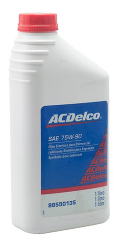 Oleo Diferencial Traseiro Sae75w90 S10 Original Chevrolet