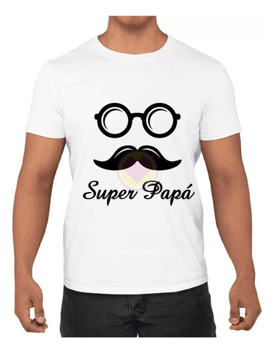 Playera Papá Hipster, Super Papá/regalo/papá/padre