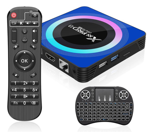 Caja De Tv Android 130, Caja De Android De 6k 8k Con 4 Gb D