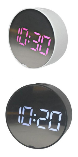 2x Reloj Despertador Digital Multifunción Con Pilas Para