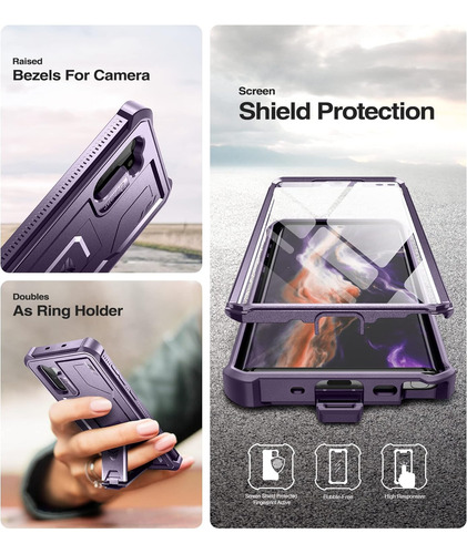Funda P/ Samsung Galaxy Note 10 6.3 PuLG Dexnor Color Pur...