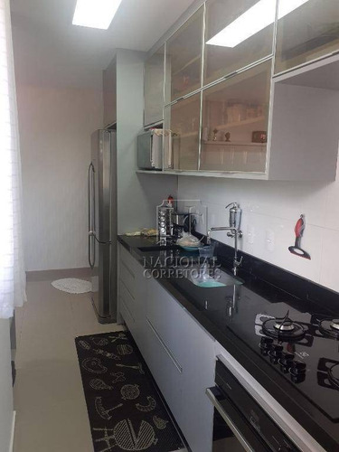 Cobertura Com 2 Dormitórios À Venda, 100 M² Por R$ 460.000,00 - Paraíso - Santo André/sp - Co5477