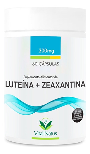 Vital Natus Luteína + Zeaxantina 60 Cápsulas sem sabor