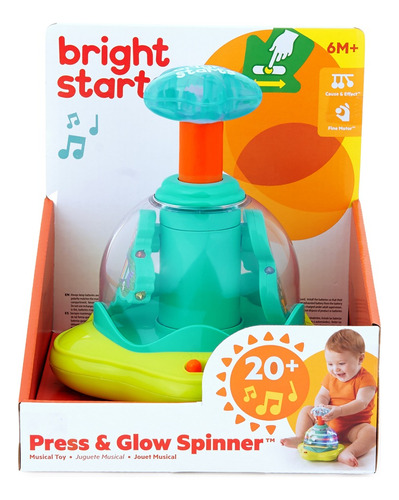 Juego Didactico Con Luz Y Sonidos Press & Glow Spinner 