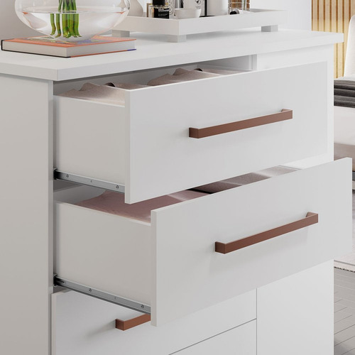 Cômoda 4 Gavetas 1 Porta Nt 5185 Notável Móveis Wt
