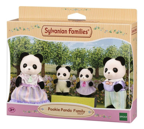 Familia De Osos Panda Juguetes Sylvanian Families Muñecas