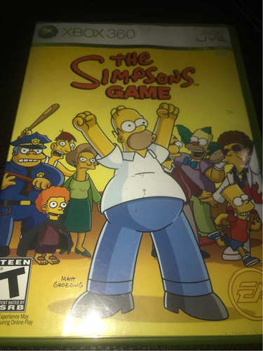 Videojuego The Simpsons Game Para Xbox 360