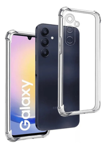 Funda Reforzada Antishock Transparente Para Modelos Samsung Transparente A14