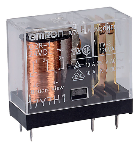 Relevador Omron G2r-1 De 5 Pines A 24vdc ( 2 Piezas )